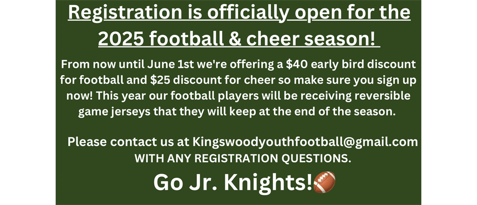 Registration now open